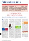 Dossier "Présidentielle" publié dans les PE 208 et 209