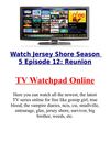 Watch Reunion Jersey Shore Season 5 Episode 12
