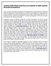 Contact Child abuse attorney Los Angeles to Fight against Wrongful Accusations