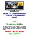 Watch Blue Ribbon Panel The Good Wife Season 3 Episode 19