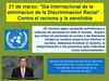 Día internacional contra el racismo y la xenofobia