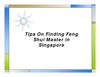 Tips On Finding Feng Shui Master in Singapore