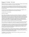 Blogging To The Bank - The Truth!