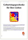 Geburtstagsgeschenke fuer Ihre Lieben