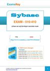 Free SYBASE 510-410 PDF 