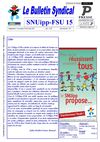 Bulletin 30 mars 2012