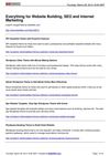Everything For SEO, Internet Marketing And Website Building