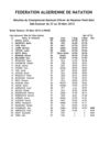 résultats championnats national open 5 eme et 6eme séance