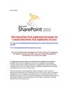 Hire SharePoint Web Application Developer for Custom SharePoint Web Application Services