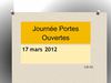 Journé Portes Ouvertes ESTIC Mars 2012