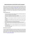Important Questions to Ask Executive Security Companies