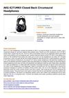 AKG K271MKII Closed Back Circumaural Headphones