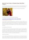 How To Get Your Ex Back 10 Mistakes Women Make When Trying To ...