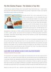 The Diet Solution Program - The Solution To Your Diet