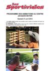 Sportiviales 2012 au centre Jacques Boyer