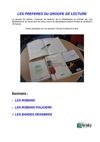 Les préférés du groupe de lecture