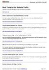 Tools That Help To Get Website Traffic Easier