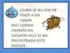 Clara se va de viaje a... una cascada