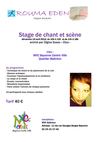 Stage de chant et scène