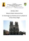 26 mars 2012-Commémoration du 26 mars 1962 à Notre Dame de Paris