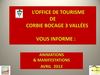 Programme manifestations et animations Avril 2012