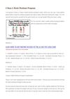2 Days A Week Workout Program