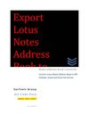 Export Lotus Notes Address Book to Outlook