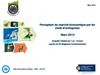 Mars 2012 Perception du marché économique par les chefs d’entreprises du 22