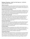 Selection Characters , Credit Card Debt Approval , As Well As Credit Restoration Winner Y