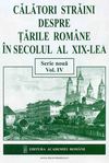 Calatori straini,vol.4, sec. XIX