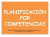 RESUMEN - PLANIFICACIÓN POR COMPETENCIAS