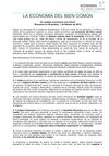 Economía del Bien Común (resumen)