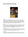 Best First Date Hookup Activities