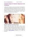 Cosmetic Surgery to Improve Appearance and Confidence