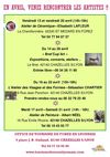 En avril, venez rencontrer les artistes !