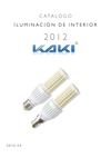 CATALOGO ILUMINACION LED INTERIOR 2012