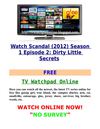 Watch Scandal (2012) Season 1 Episode 2 Dirty Little Secrets
