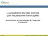 Conférence "ACCESSIBITITE DES SITES WEB (PRESTATAIRES)" - ERIC GATEAU TEMESIS - CCI BAYONNE PAYS BASQUE - 10 avril 2012