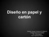 Diseño en papel y Cartón