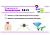Programme de formations 2012
