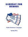 Gameday for Heroes Campaign