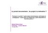 Le portail documentaire : du projet à la réalisation 