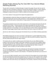 Simple Profits Utilizing Pay Per Click With Your Internet Affiliate Marketing Business