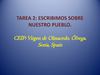 TAREA2: ESCRIBIMOS SOBRE NUESTRO PUEBLO