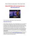 World Of Warcraft Leveling Service