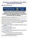 Micro Niche Finder