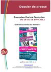Journées Portes Ouvertes Avril 2012 Dossier de Presse