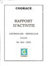 Rapport d'activité 1994