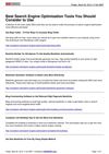 Top Search Engine Optimization Tools You Should Consider To Use