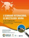 Afiche del V Seminario de Infectología Bovina